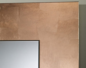 Grand miroir cuivre rectangulaire - Deknudt mirrors - Souffle d'Intérieur