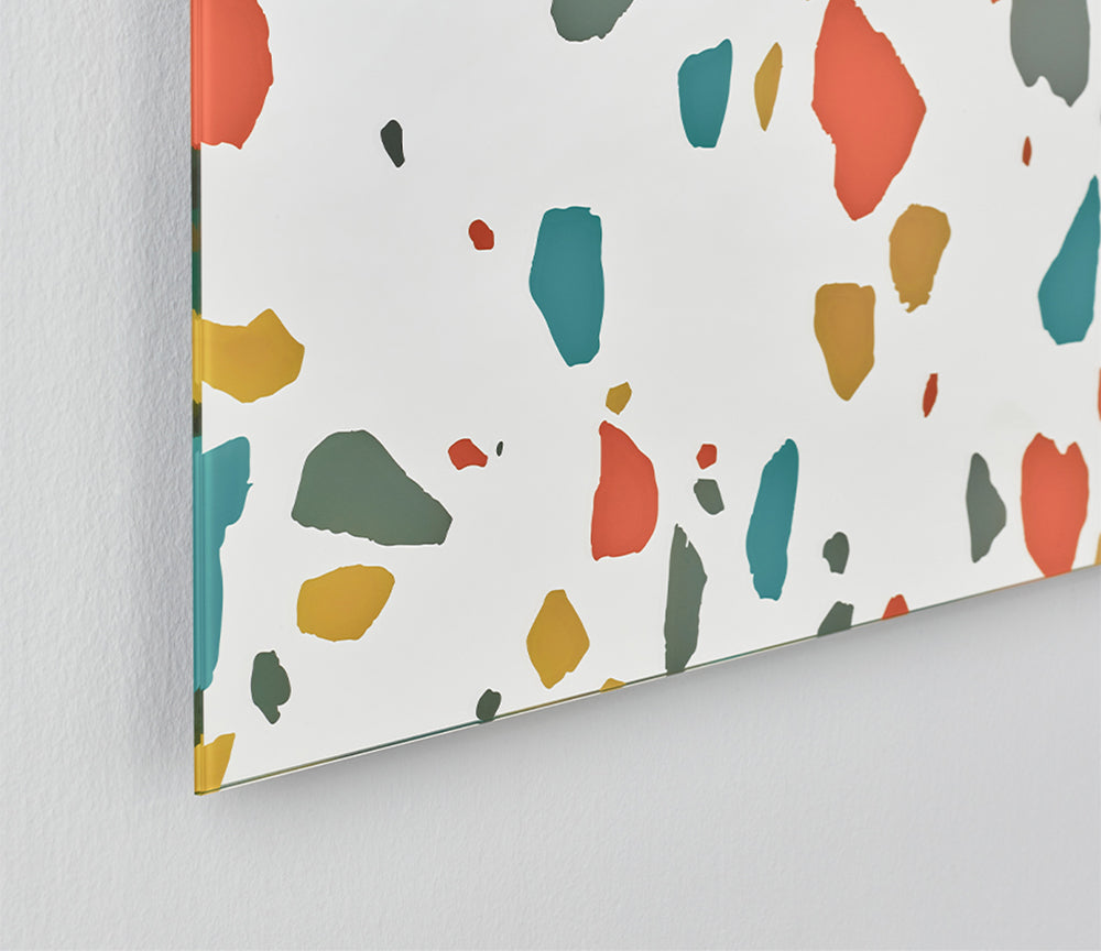 Grand miroir mural terrazzo – vue d'ensemble