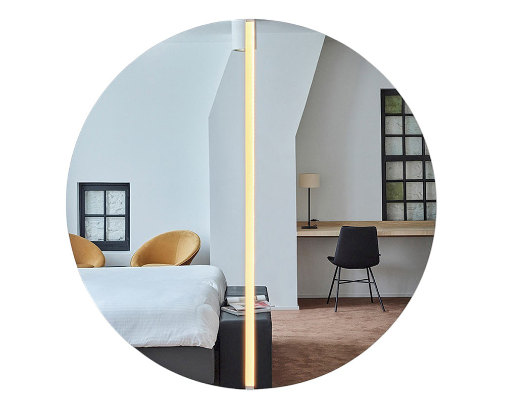 Grand miroir rond mural design - Deknudt mirrors - Souffle d'intérieur