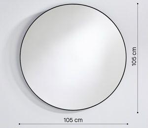 Grand miroir rond de jardin - Deknudt mirrors - Souffle d'Intérieur