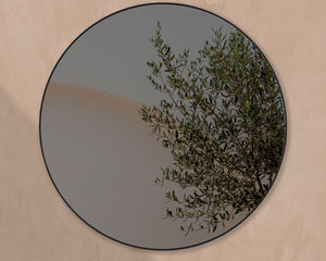 Grand miroir rond de jardin - Deknudt mirrors - Souffle d'Intérieur
