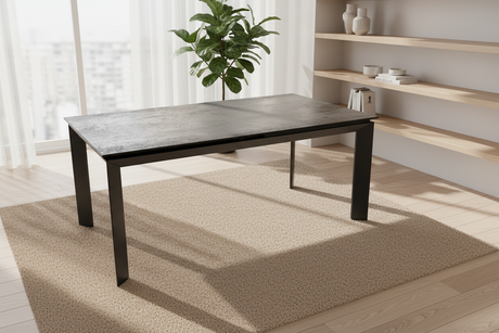 Bogota grande table céramique extensible 200→300 cm – vue d'ensemble, format ouvert
