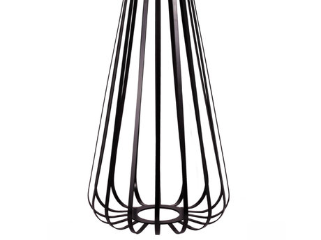 lampadaire de salon en métal noir mat - flamluce - Souffle d'intérieur