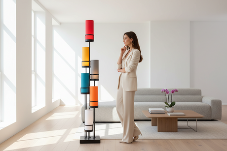 lampadaire de salon SIXT FLAM LUCE