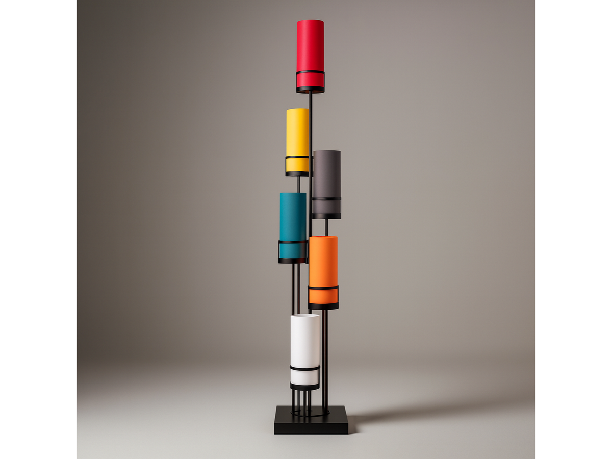 Lampadaire de salon design Sixt – vue en situation salon