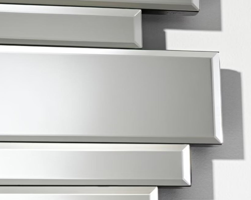 Détail miroir – Esca – rectangulaire argenté