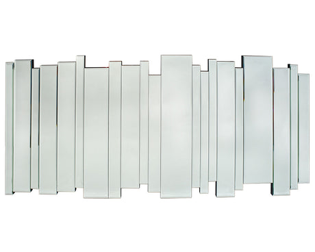 Miroir contemporain Esca – vue de face – argenté sans cadre