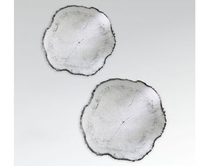 Miroir rond mural design Arbo en situation – salle à manger – vue de face