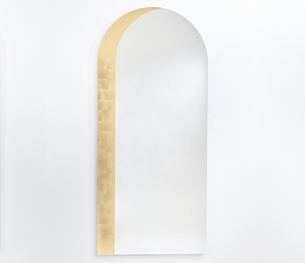 Miroir design moderne ornement doré- Deknudt mirrors - Souffle d'Intérieur