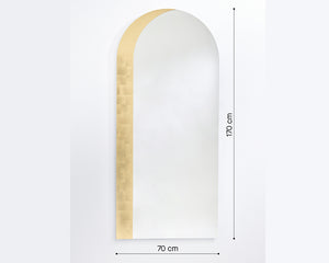 Miroir design moderne ornement doré- Deknudt mirrors - Souffle d'Intérieur