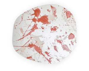 Miroir mural design moderne Flocy – vue de face – forme organique – décoration abstraite