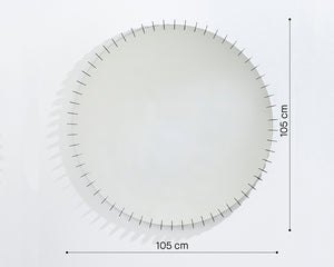 Miroir design rond noir - Deknudt mirrors - Souffle d'Intérieur