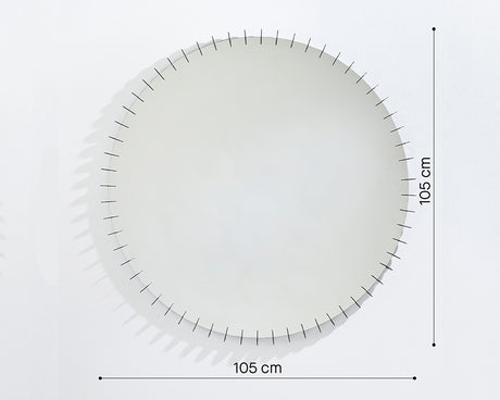 Miroir design rond noir - Deknudt mirrors - Souffle d'Intérieur