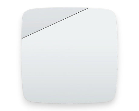 Miroir mural design contemporain Tilty – vue de face – forme carré – contour légèrement incliné