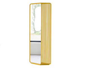 Miroir jaune salon rectangulaire - Deknudt mirrors - Souffle d'Intérieur