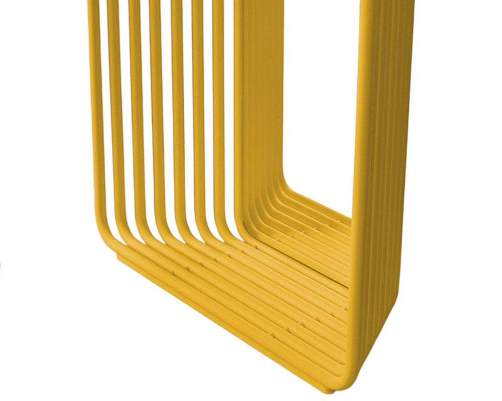 Miroir jaune salon rectangulaire - Deknudt mirrors - Souffle d'Intérieur