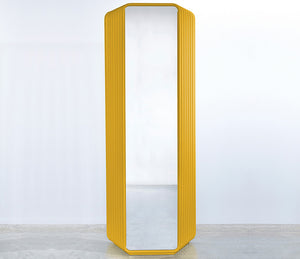 Miroir jaune salon rectangulaire - Deknudt mirrors - Souffle d'Intérieur
