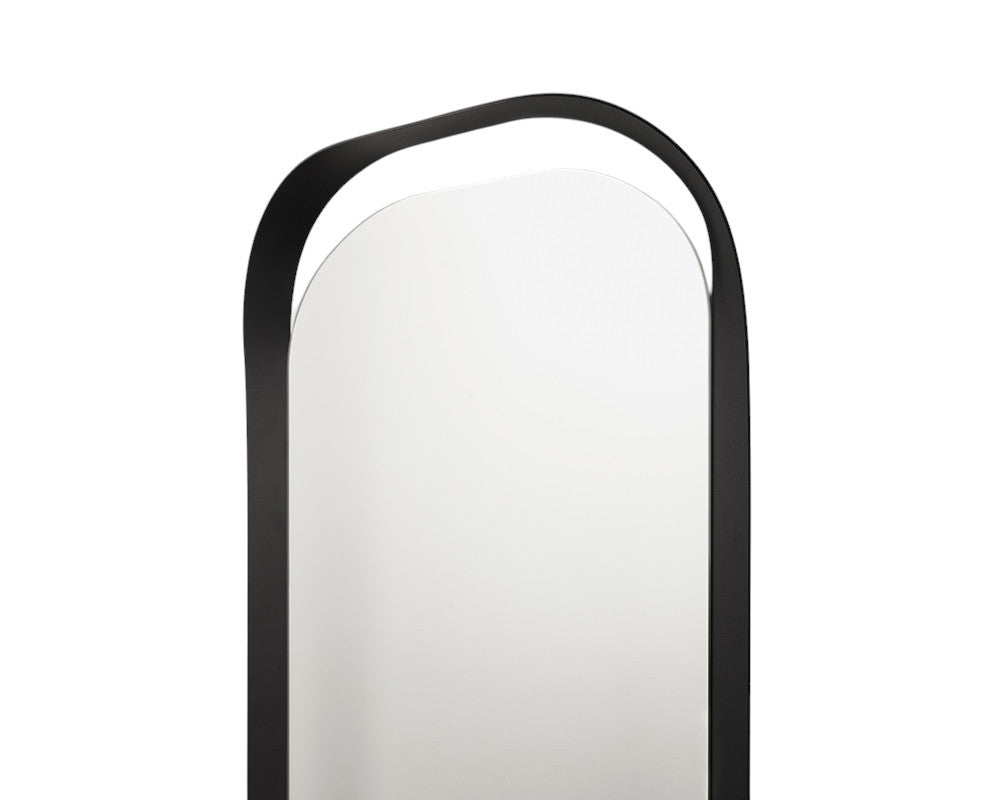 Miroir ovale Callagre – vue en situation entrée