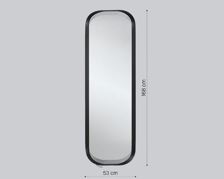 Miroir longue pour salon design - Deknudt mirrors - Souffle d'intérieur
