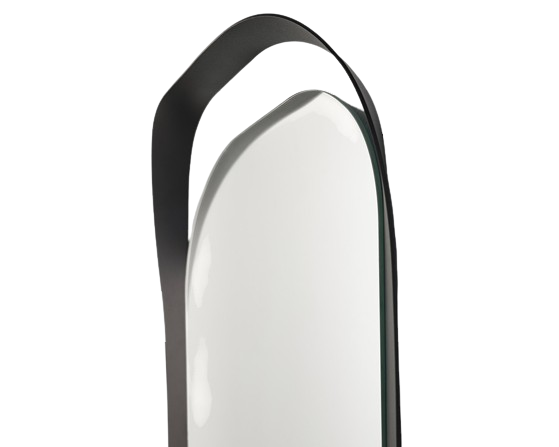 Miroir ovale Callagre – vue en situation salon