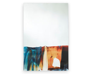 Miroir mural rectangulaire design moderne Lavaly – vue de face – déco multicolore