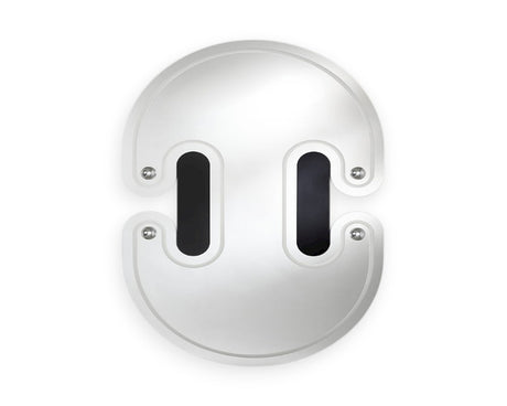 Miroir mural design original moderne Satellita – vue de face – forme organique