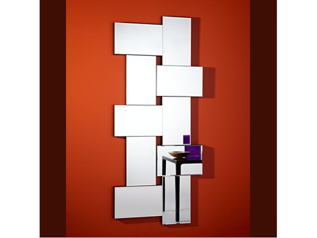 Miroir mural design Cris en situation – salon – vue de face