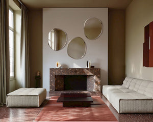 Miroir organique Pure M en situation – salon – sans cadre