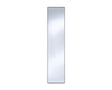 Miroir rectangulaire extérieur jardin Lucka – vue de face – contour violet