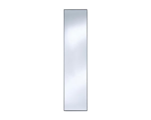 Miroir rectangulaire extérieur jardin Lucka – vue de face – contour violet