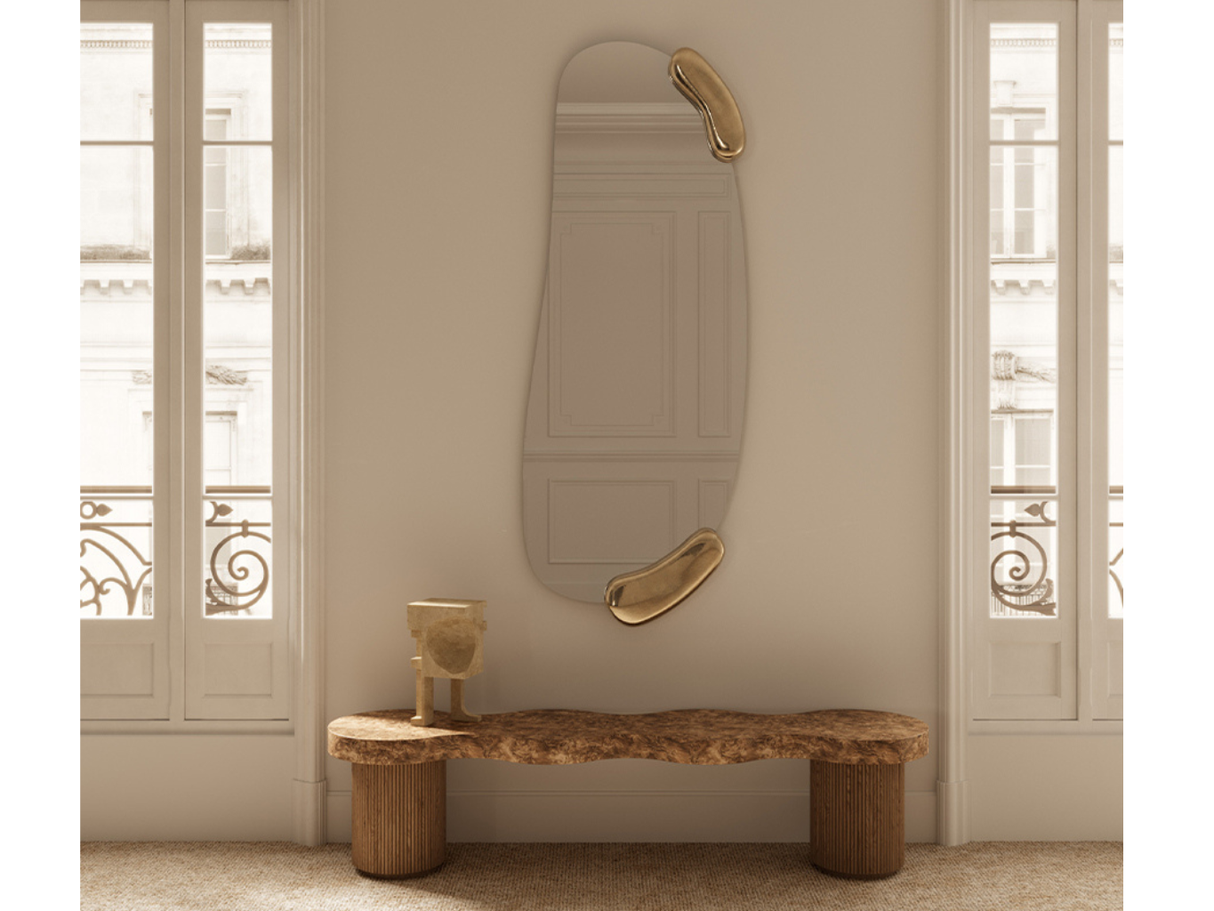 Grand miroir design mural - Calcoly