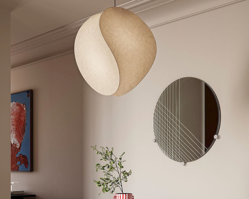 Miroir rond 100 cm double couches - Linea