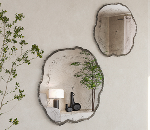 Miroir mural design original noir - Arbo