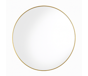 Miroir rond design de salon  - Hoop Bronze