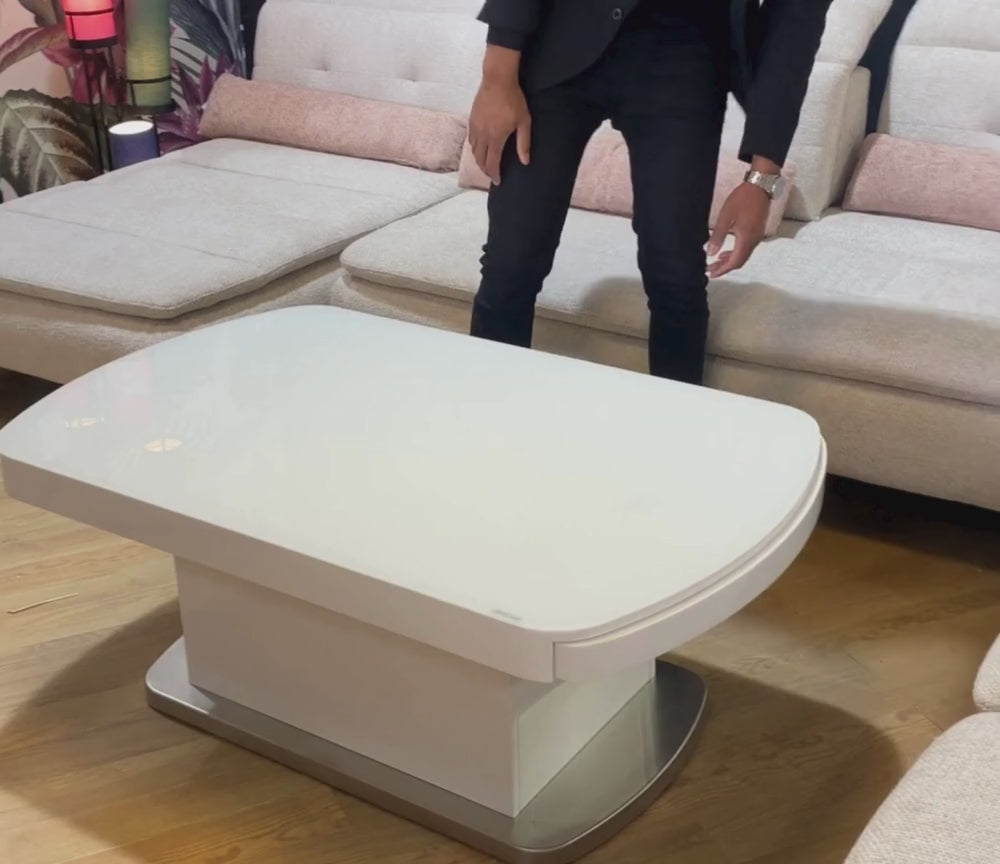 Table basse relevable extensible 125x75cm - Setty