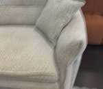 Beige fabric corner sofa 291x220 - Wildy