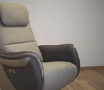 ouverture d'un fauteuil relaxant electrique pivotant