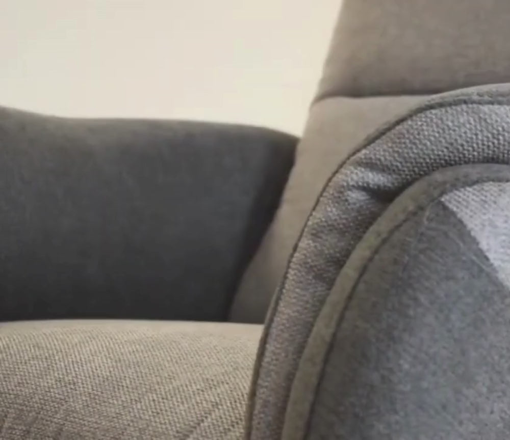 Fauteuil relax électrique en tissu - Zelda