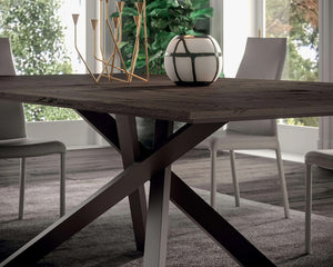 Piètement métal transversal de la table extensible Quatro