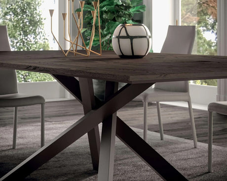 Piètement métal transversal de la table extensible Quatro