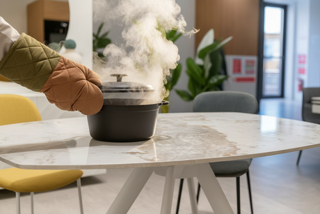 Résistance chaleur plateau céramique - casserole chaude