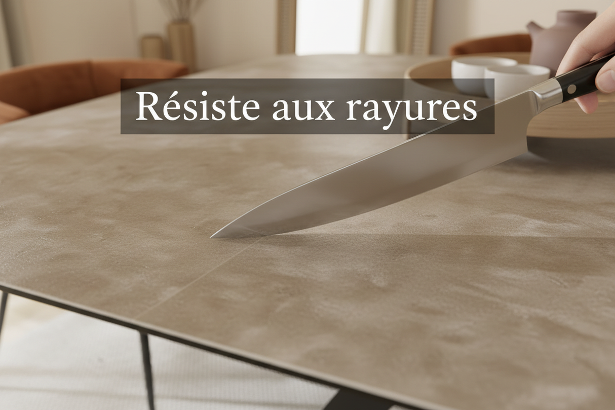 Résiste aux rayures – céramique