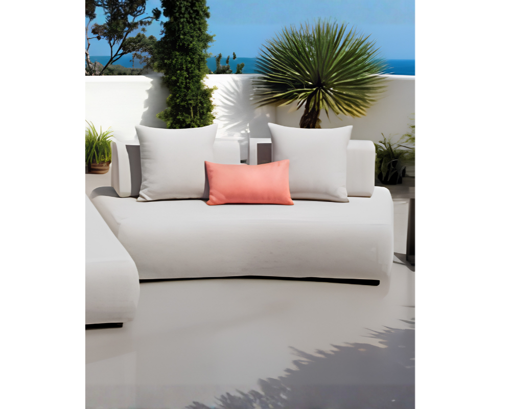 Salon de jardin d'angle Masha – module chaise 2 places