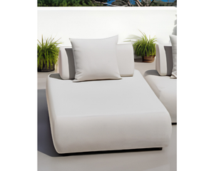 Salon de jardin d'angle Masha – module chaise longue