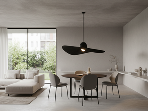 suspension noir en ambiance 