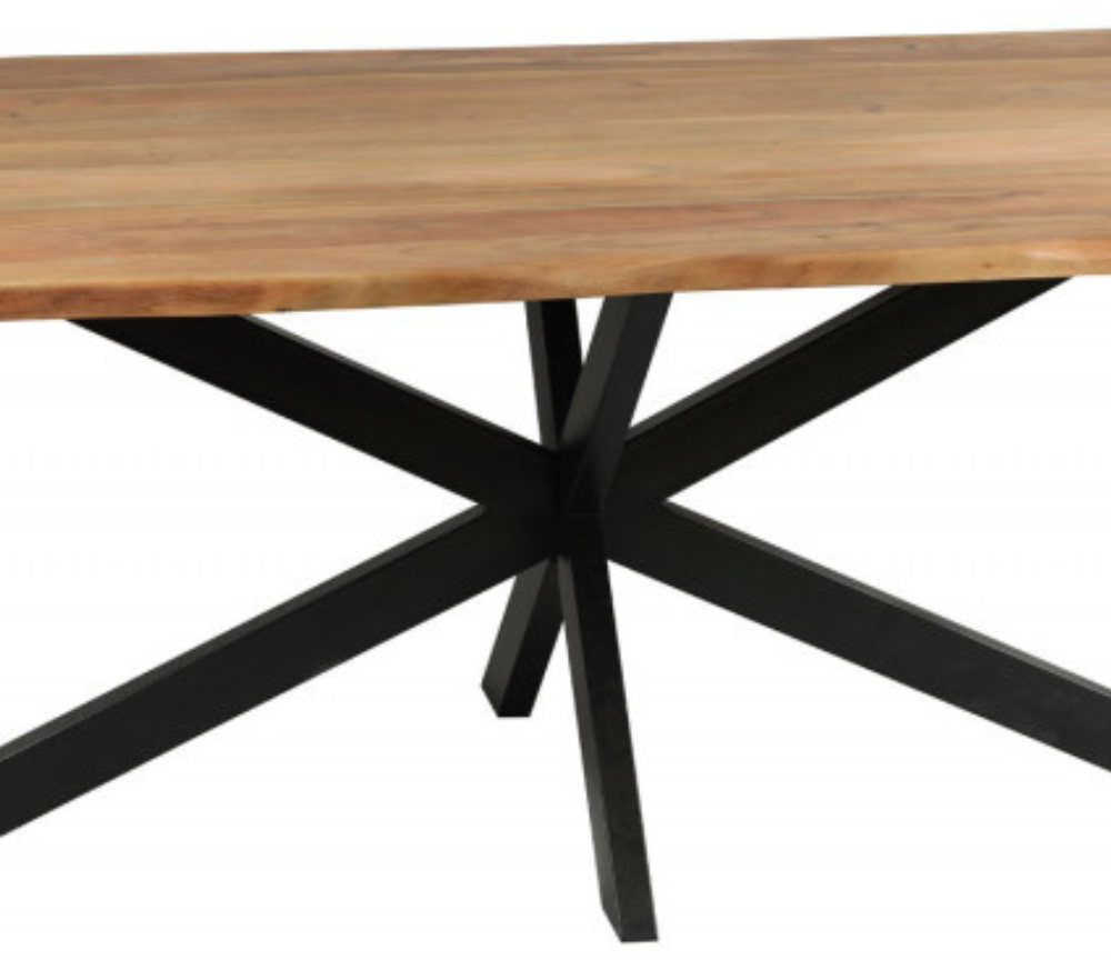 Table à manger en bois massif en plusieurs formes - Souffle D