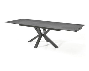 Table céramique extensible noir - Sarah