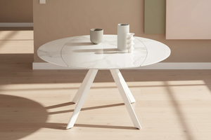 table céramique marbre extensible  lievens -tablacasa