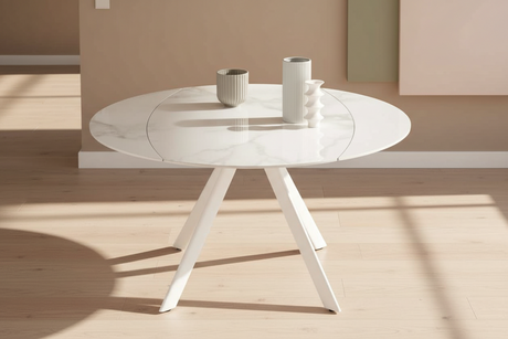 table céramique marbre extensible  lievens -tablacasa