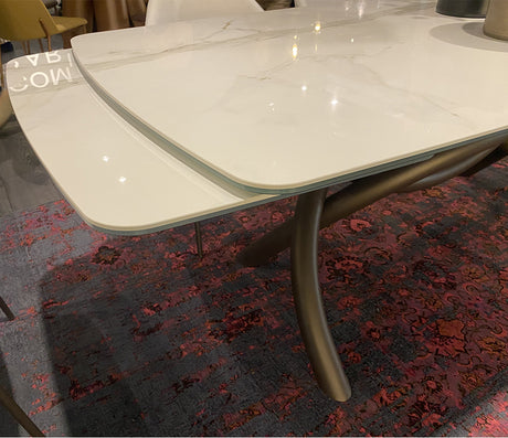 Table à manger extensible céramique avec rallonges  - Souffle d'intérieur